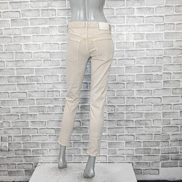 Moussy Vintage Women's Wolfcreek Skinny Jeans in off-white biege sz 27 - Picture 12 of 15